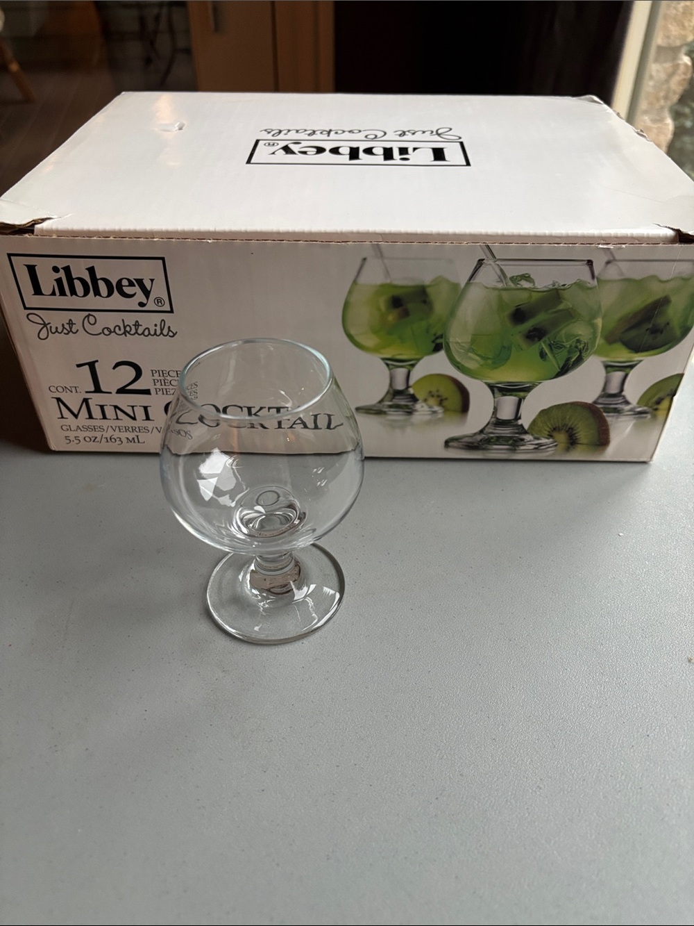 Libby set of mini cocktail glasses